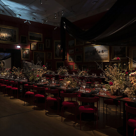 Interior photograph of NGV Gala 2022 by Marcel Aucar