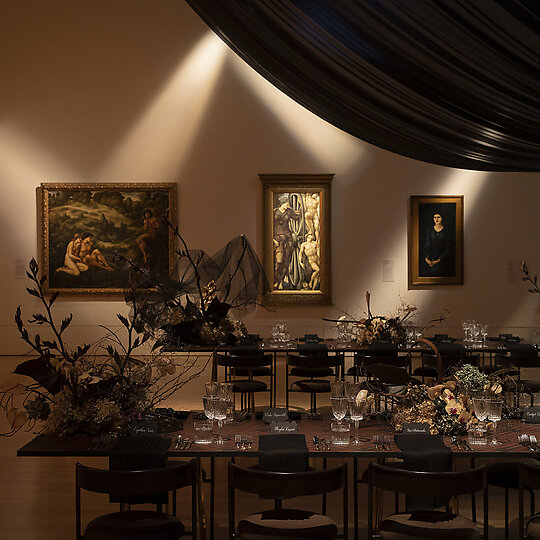 Interior photograph of NGV Gala 2022 by Marcel Aucar