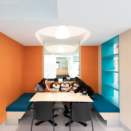 Interior photograph of Clyde and Greenvale Secondary Colleges by Tim Yi-Ting Lee