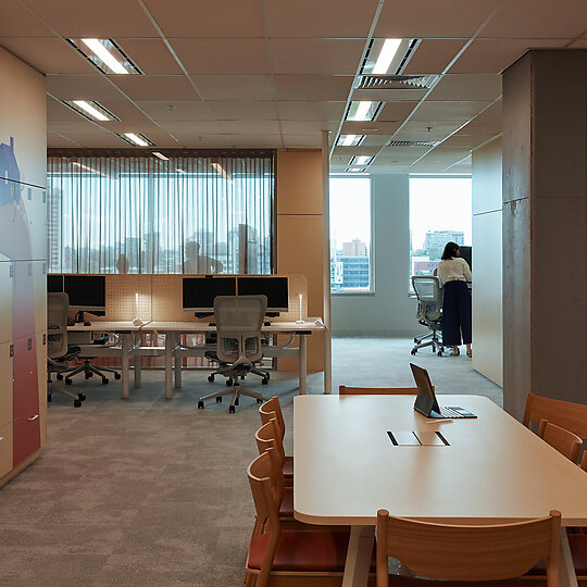 Interior photograph of IAG Workplace Brisbane by Christopher Frederick Jones