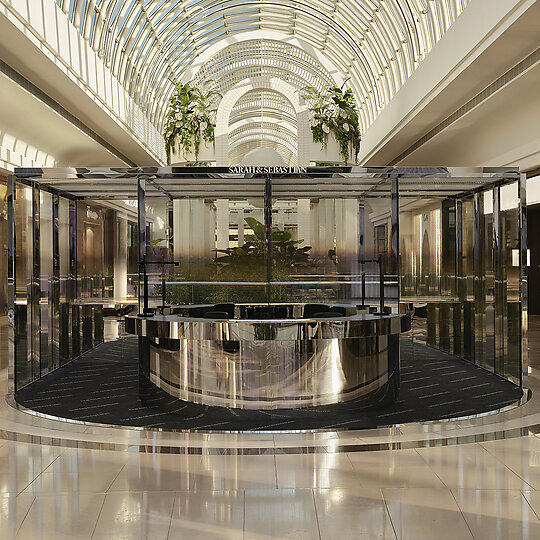 Interior photograph of SARAH & SEBASTIAN by Sean Fennessy
