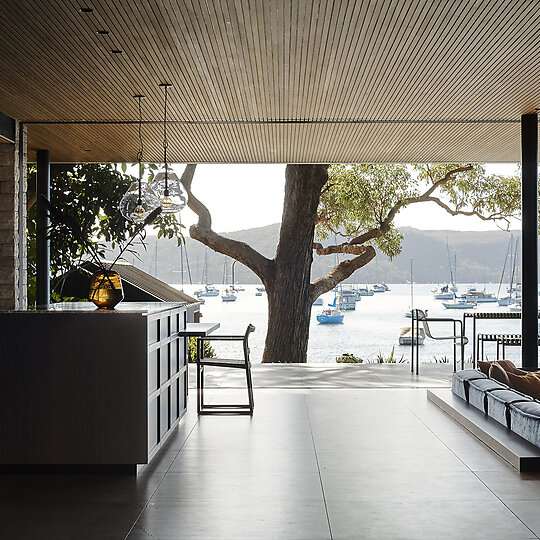 Interior photograph of M House by Anson Smart