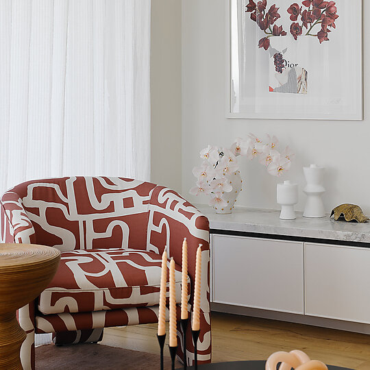Interior photograph of Highgate Hill Residence by Brock Beazley