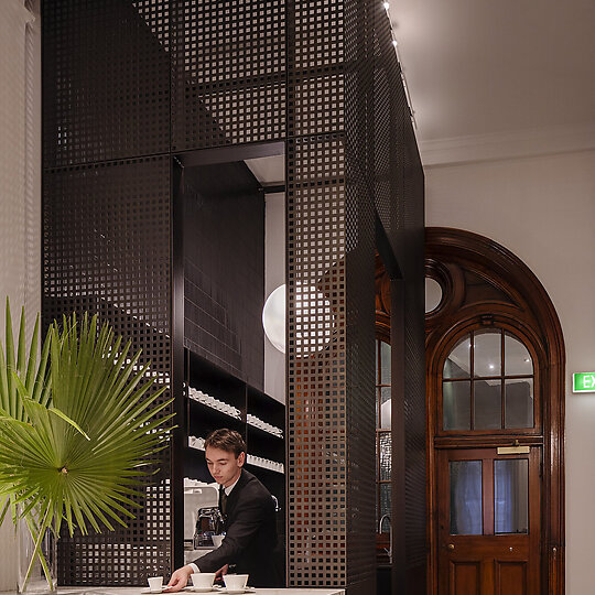 Interior photograph of InterContinental Hotel Sydney by Trevor Mein