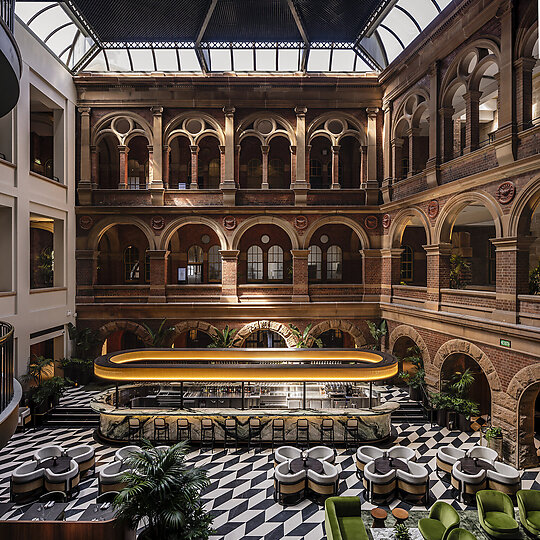 Interior photograph of InterContinental Hotel Sydney by Trevor Mein