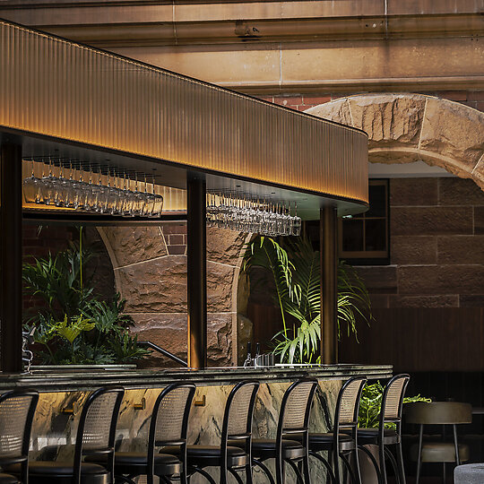 Interior photograph of InterContinental Hotel Sydney by Trevor Mein