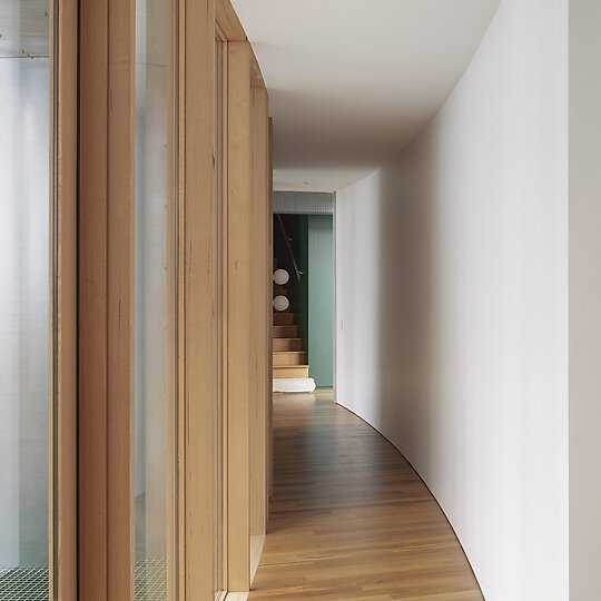 Interior photograph of AB House by Ben Hosking