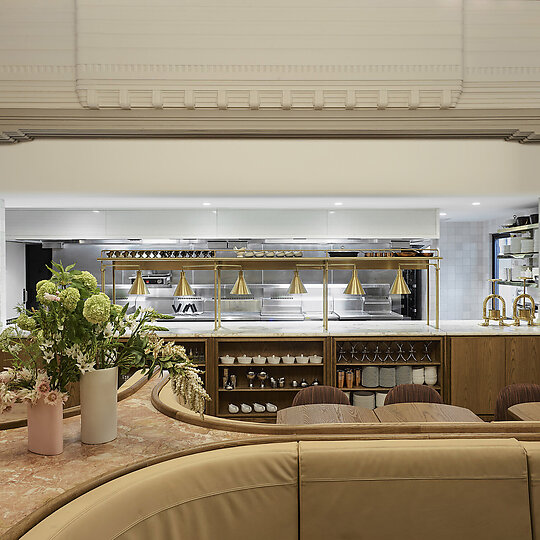 Interior photograph of The Charles Grand Brasserie & Bar by Anson Smart