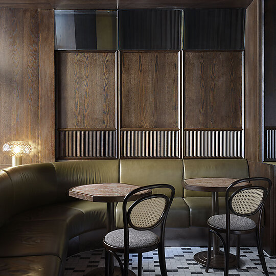 Interior photograph of The Charles Grand Brasserie & Bar by Anson Smart