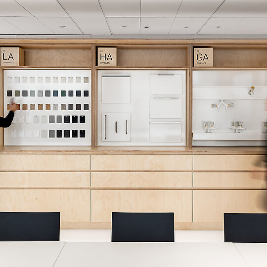 Interior photograph of Westlab Experience Centre by Tom Blachford