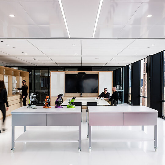 Interior photograph of Westlab Experience Centre by Tom Blachford