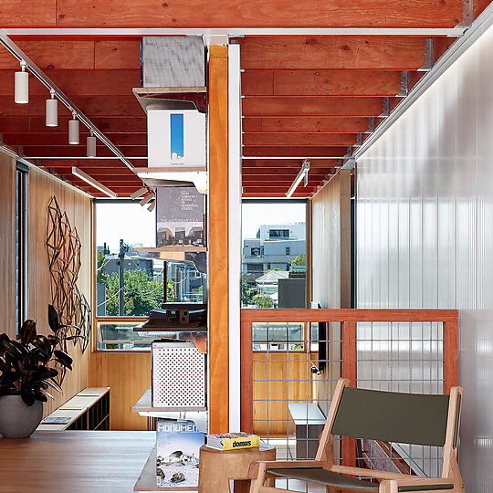 Interior photograph of JCB Studio by Shannon McGrath
