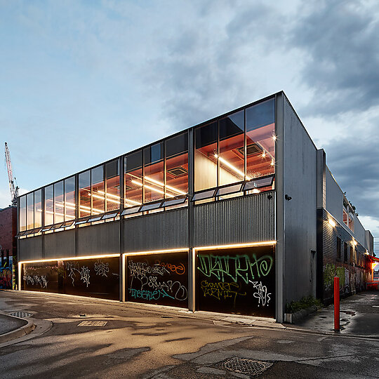Interior photograph of JCB Studio by Shannon McGrath