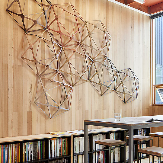 Interior photograph of JCB Studio by Shannon McGrath