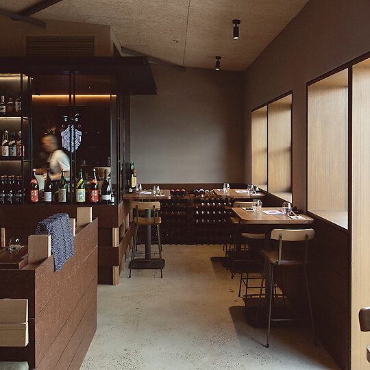 Interior photograph of Canteen by U-P