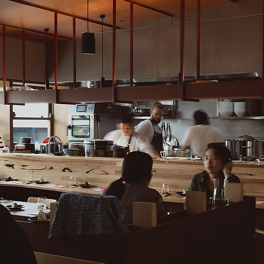 Interior photograph of Canteen by U-P