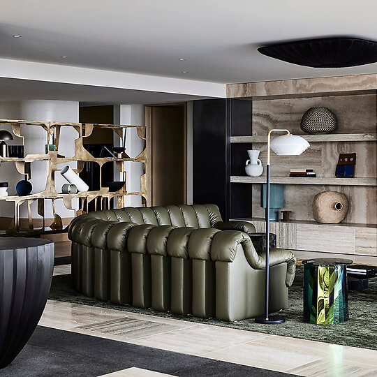 Interior photograph of Melbourne Penthouse by Sharyn Cairns