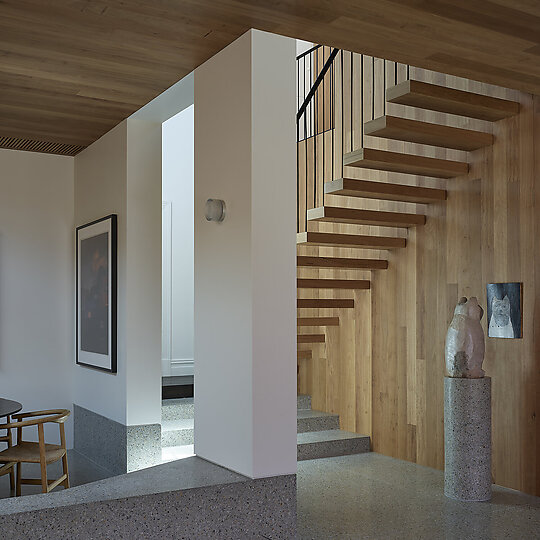 Interior photograph of Northside House by Derek Swalwell