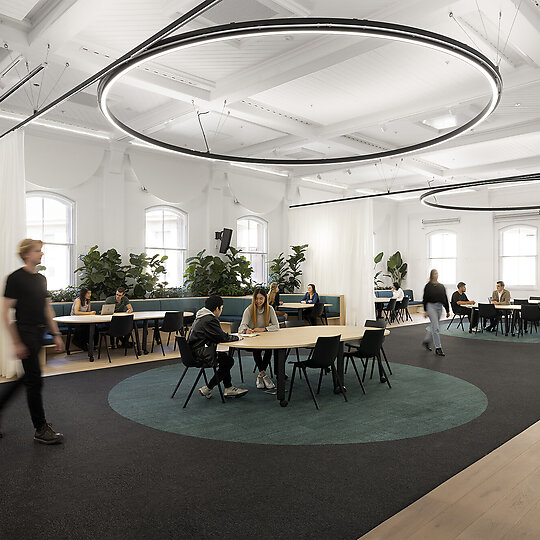 Interior photograph of Victorian Academy of Teaching & Leadership East Melbourne by Dianna Snape