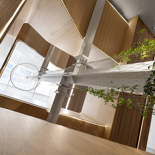 Interior photograph of Victorian Academy of Teaching & Leadership East Melbourne by Dianna Snape