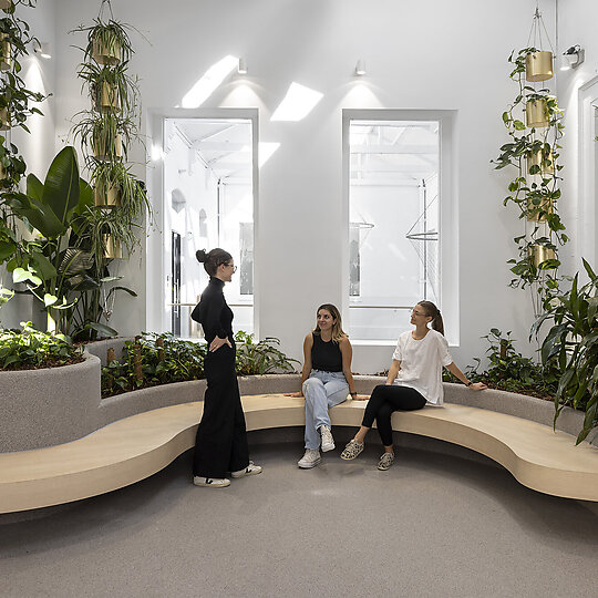 Interior photograph of Victorian Academy of Teaching & Leadership East Melbourne by Dianna Snape