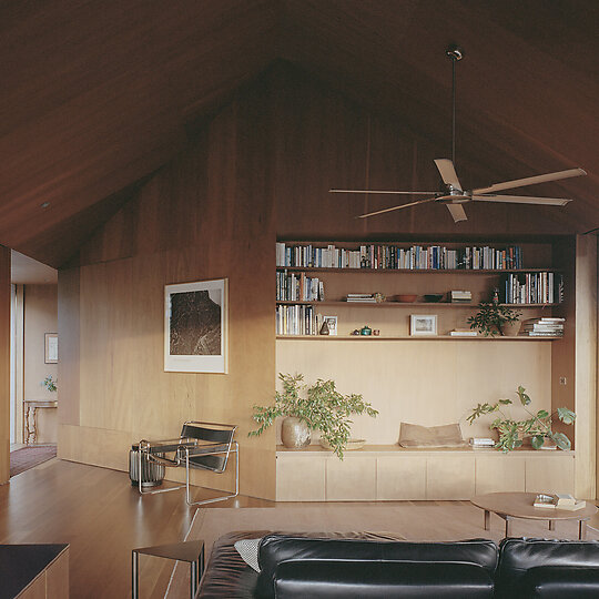 Interior photograph of Mossy Point House by Rory Gardiner