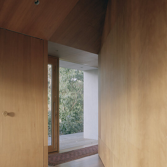 Interior photograph of Mossy Point House by Rory Gardiner