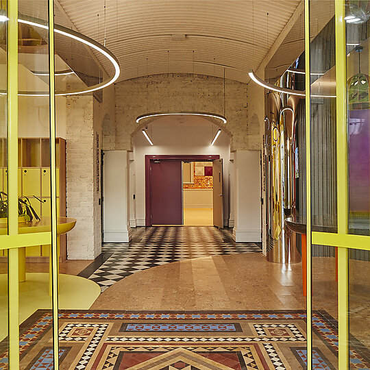 Interior photograph of Darebin Intercultural Centre by Peter Bennetts