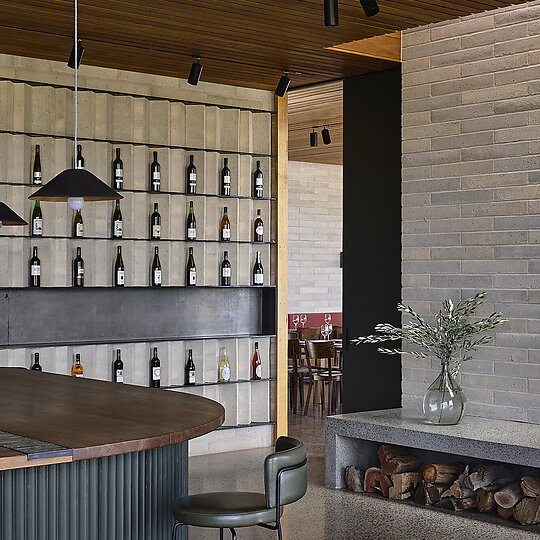 Interior photograph of Delatite Cellar Door by Derek Swalwell