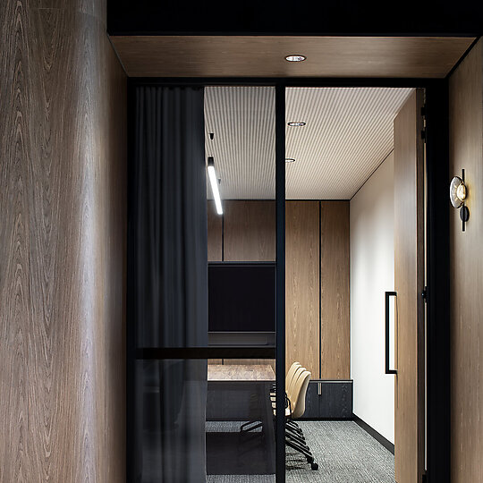 Interior photograph of Miele Australian Headquarters by Nicole England