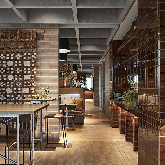 Interior photograph of Hyatt Centric Hotel by Shannon McGrath