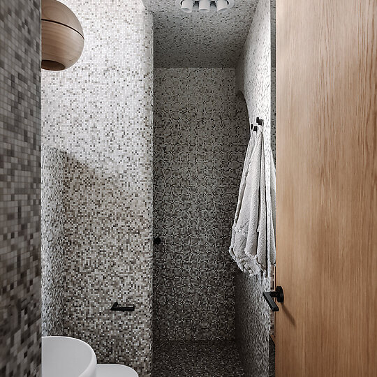 Interior photograph of The Hütt 01 PassivHaus by Marnie Hawson