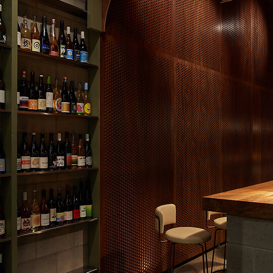 Interior photograph of Butler Wine Bar by Christopher Fredric Jones