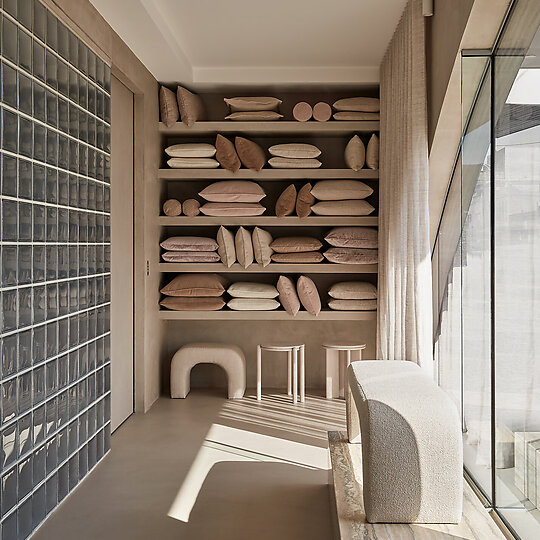 Interior photograph of Zenn Design by Elisa Watson and Photography Stylist Karin Bochnik