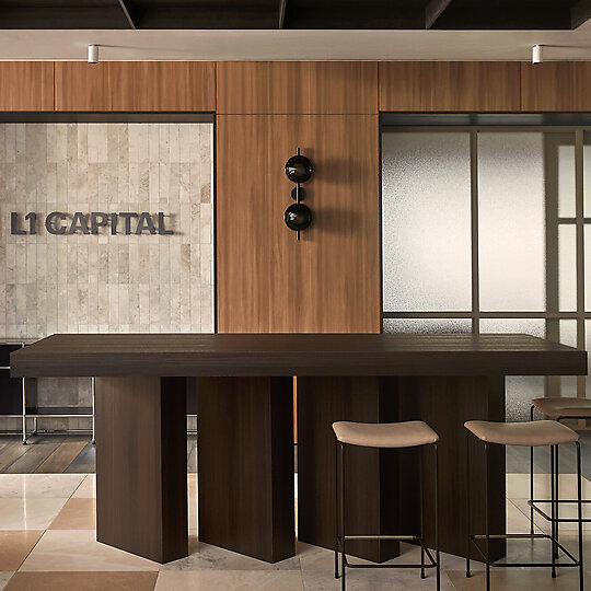 Interior photograph of L1 Capital by Lillie Thompson
