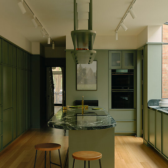 Interior photograph of Parkville House by Tom Ross