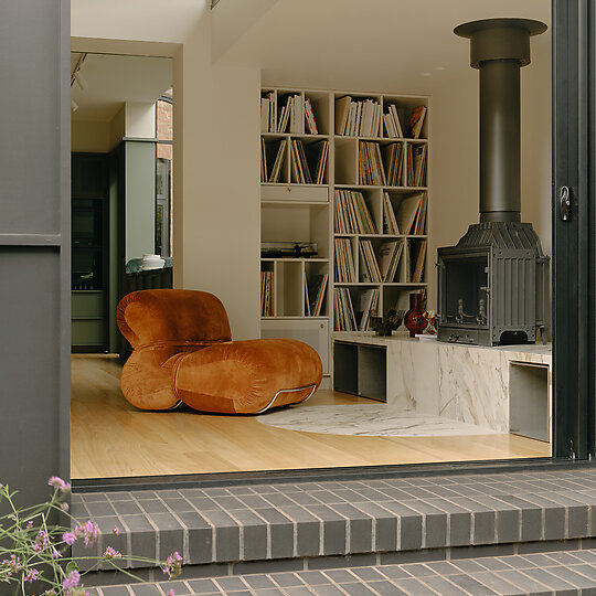 Interior photograph of Parkville House by Tom Ross