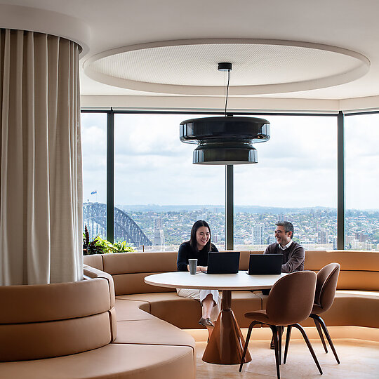 Interior photograph of Private Finance by Nicole England