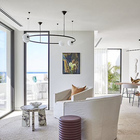Interior photograph of Bronte Beach House by Pablo Veiga