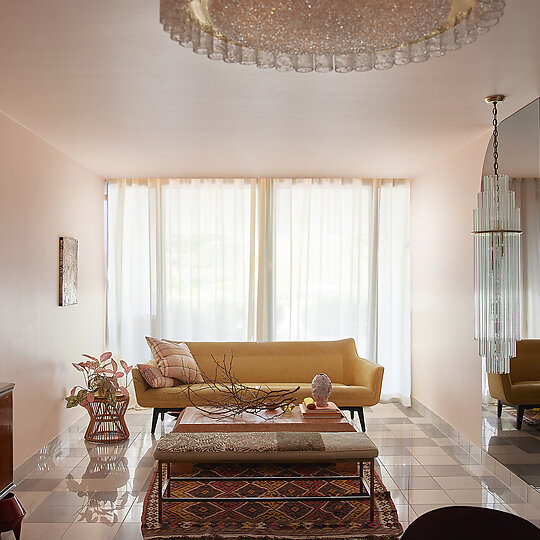 Interior photograph of Piccolo Palazzo by Sean Fennessy