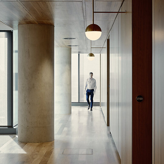 Interior photograph of Suncorp HQ by David Chatfield 