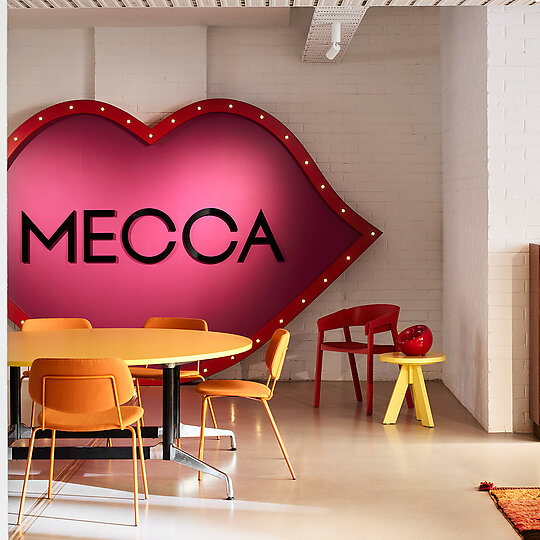 Interior photograph of MECCA Support Centre by Sharyn Cairns