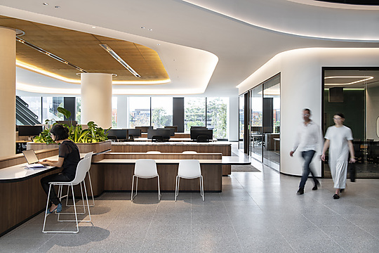 Interior photograph of Agile Workplace by Nicole England