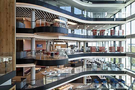 Interior photograph of Agile Workplace by Nicole England