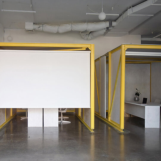 Interior photograph of NTS Space by Felix Bardot