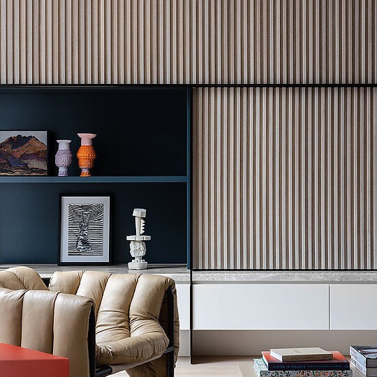 Interior photograph of GRID HOUSE by Photographer: Timothy Kaye, Stylist: Bea Lambos (Bea & Co)