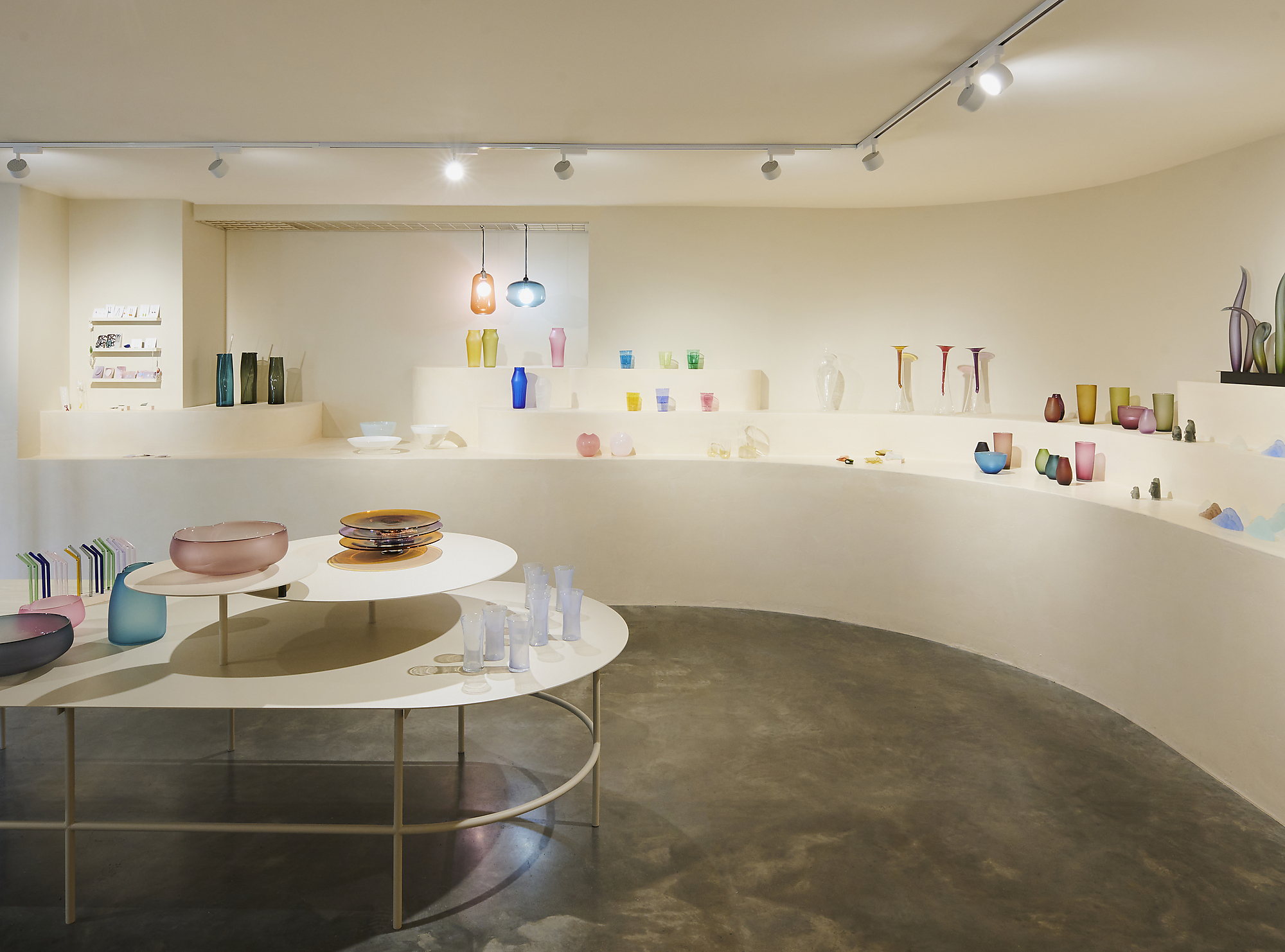 Interior photograph of Canberra Glassworks by Pew Pew Studio