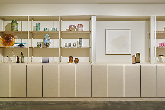 Interior photograph of Canberra Glassworks by Pew Pew Studio