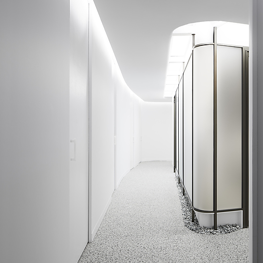Interior photograph of Dental Clinic. Brave New World by Dave Wheeler
