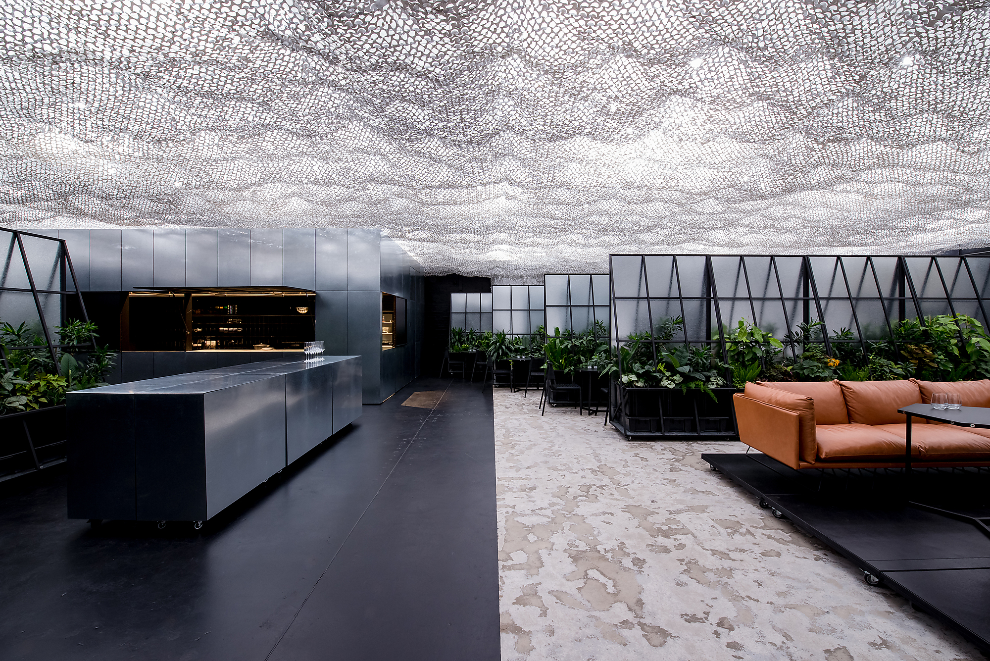 Interior photograph of Space & Time by Paul Martin